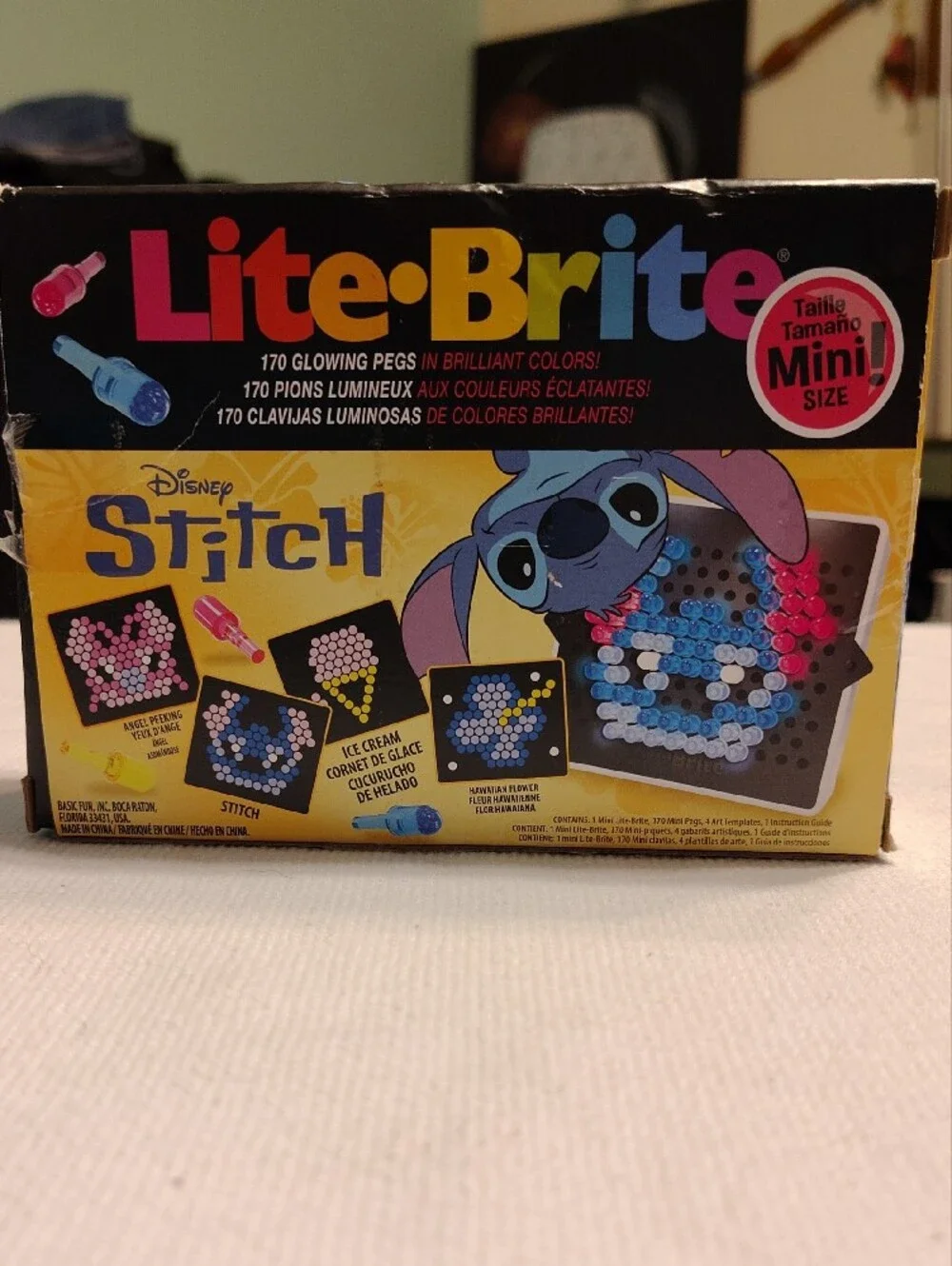 Disney Stitch Mini Size Lite Brite Peg Set